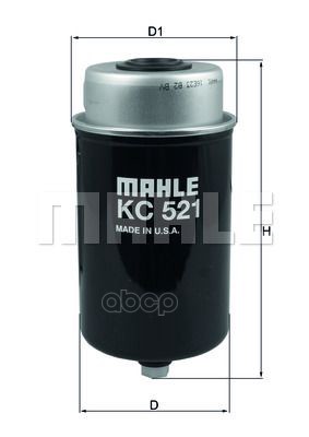 Фильтр топливный Mahle/Knecht kc521