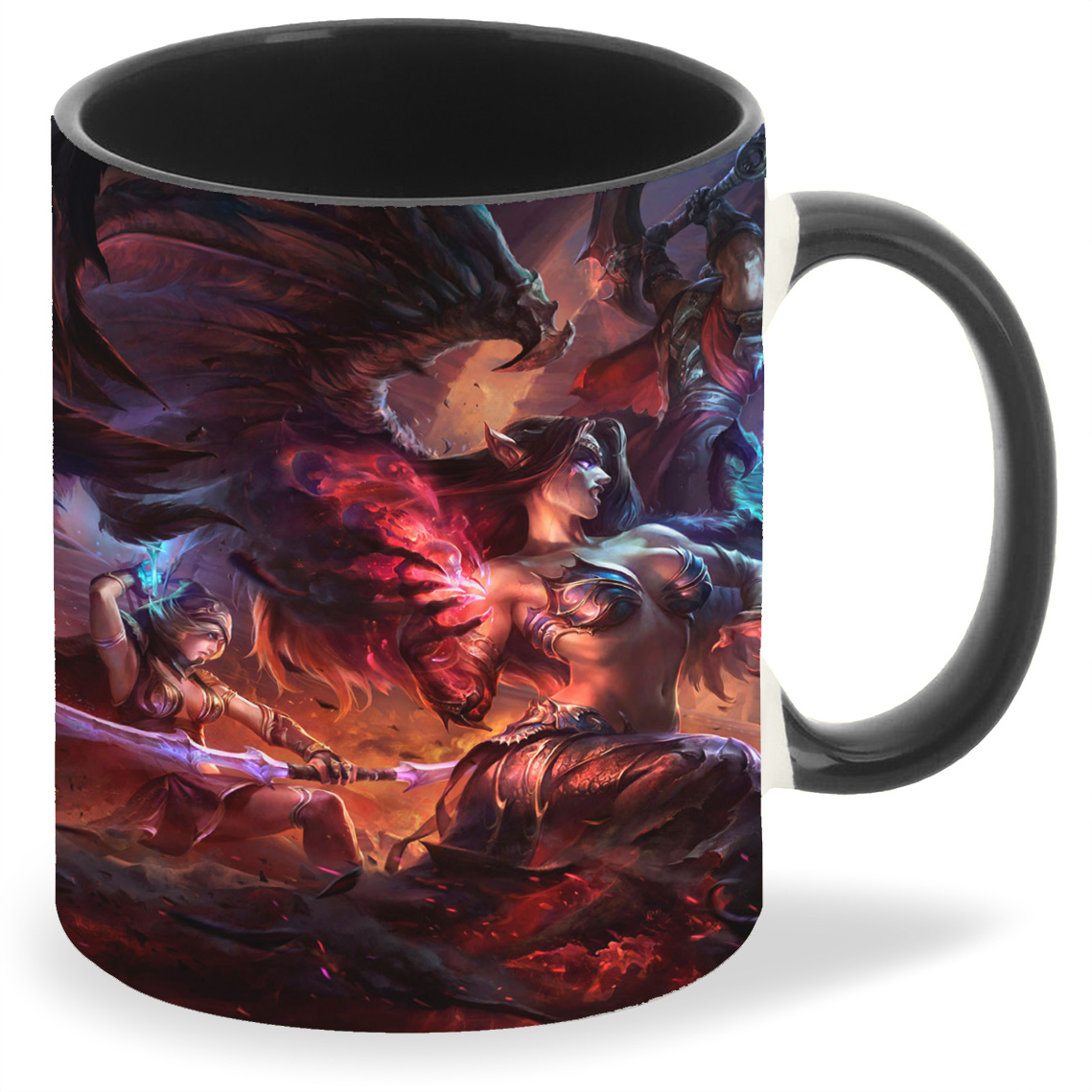 

Кружка CoolPodarok league of legends Лига легенд Моргана (несколько персонажей), league of legends Лига легенд Моргана (несколько персонажей)