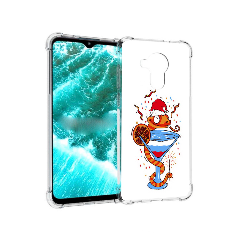 

Чехол MyPads Tocco для Nokia C30 змейка (PT227054.117.364), Прозрачный, Tocco