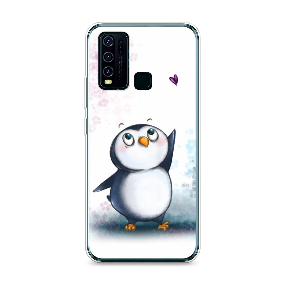 

Чехол Awog на Vivo Y30/Y50 "Пингвин и сердечко", Разноцветный, 262650-1