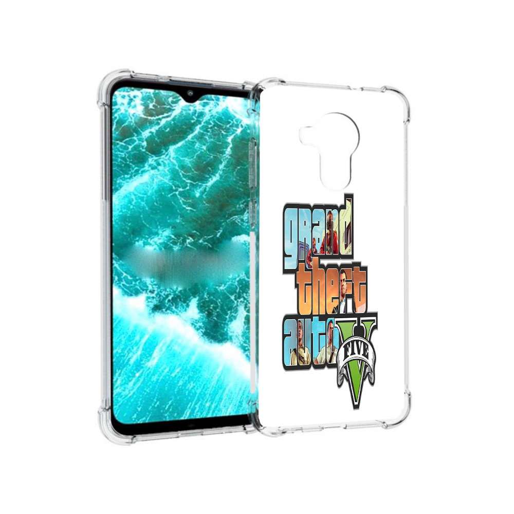

Чехол MyPads Tocco для Nokia C30 игра гта (PT227054.117.373), Прозрачный, Tocco