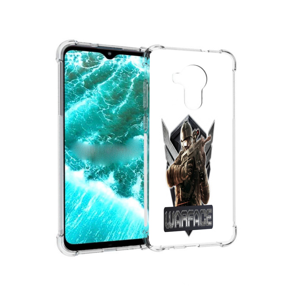 

Чехол MyPads Tocco для Nokia C30 игра про войну (PT227054.117.374), Прозрачный, Tocco