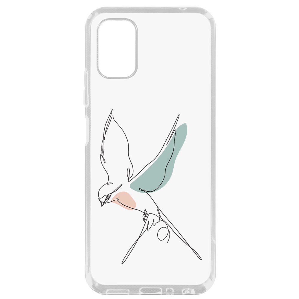 

Чехол-накладка Krutoff Clear Case Полет для ZTE Blade V2020 Smart