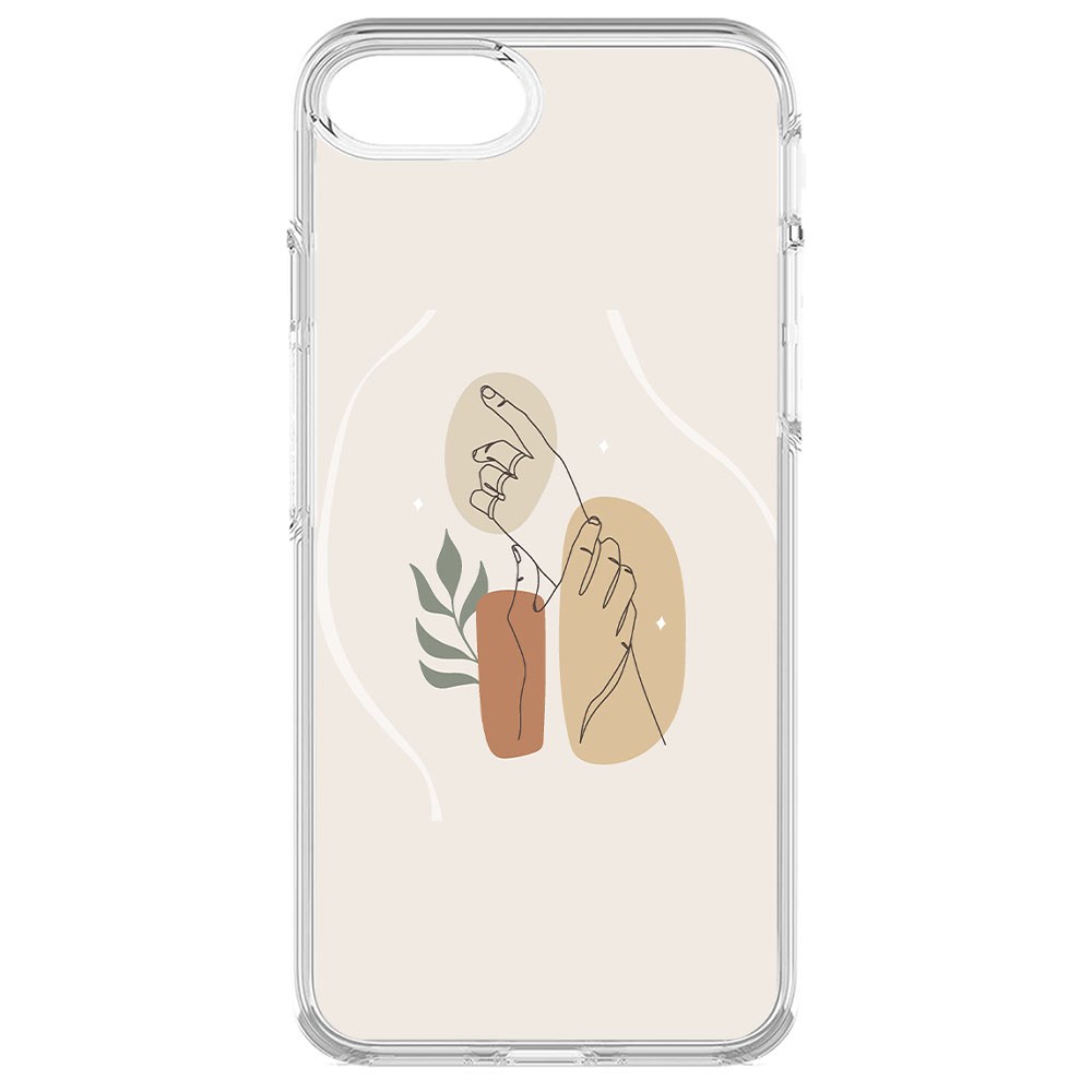 

Чехол-накладка Krutoff Clear Case Тонкость для iPhone SE 2020, Прозрачный