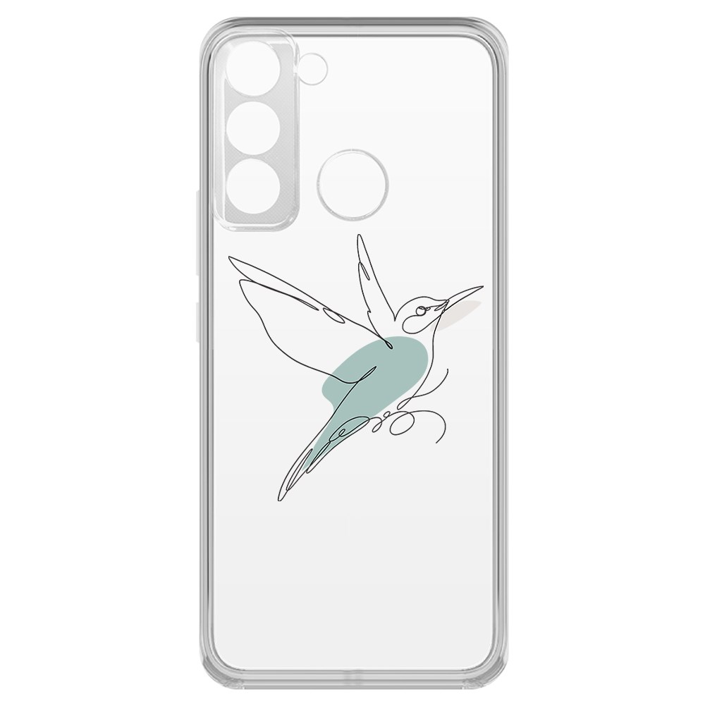 фото Чехол-накладка krutoff clear case легкость для tecno pop 5 lte