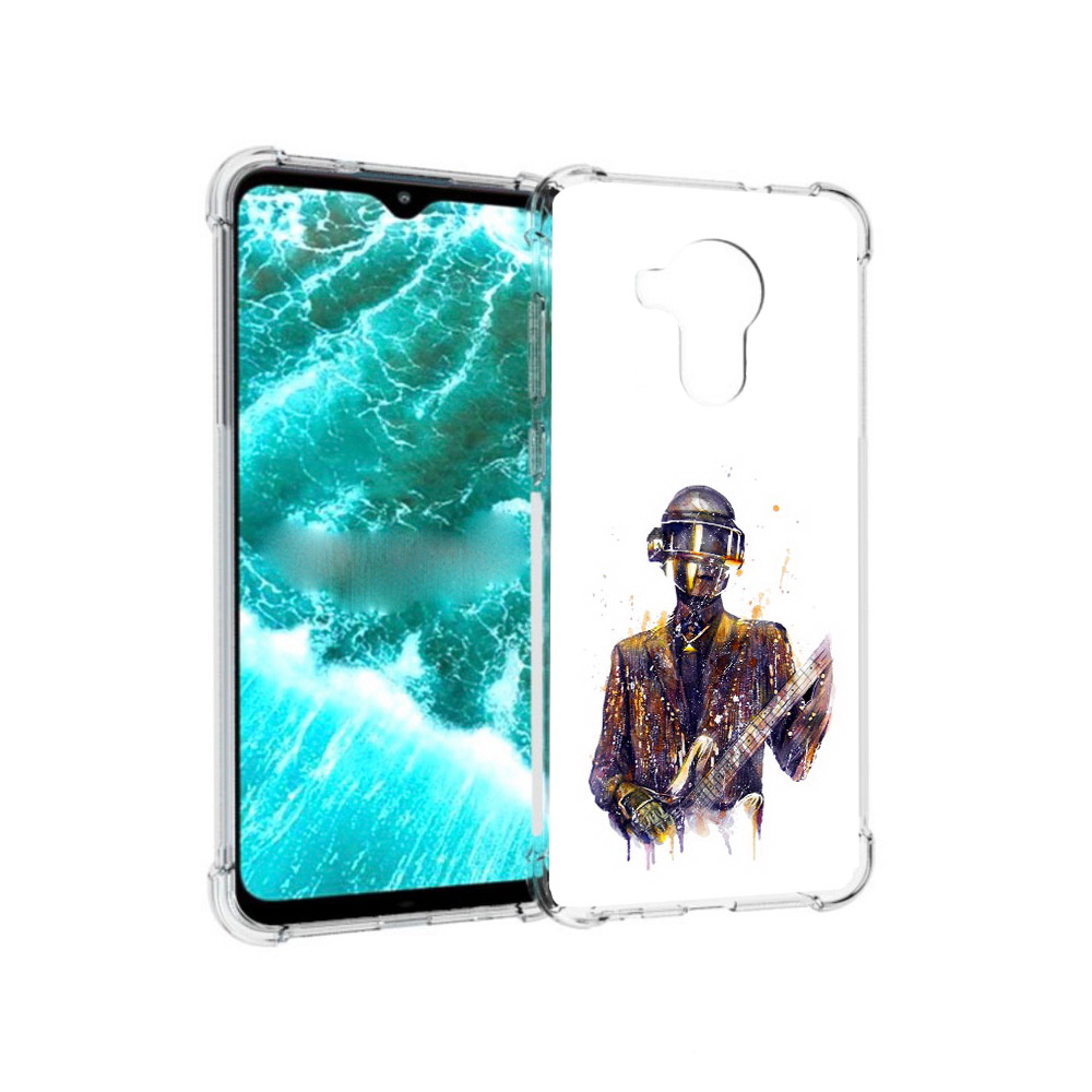 

Чехол MyPads Tocco для Nokia C30 космо-гитарист (PT227054.117.392), Прозрачный, Tocco