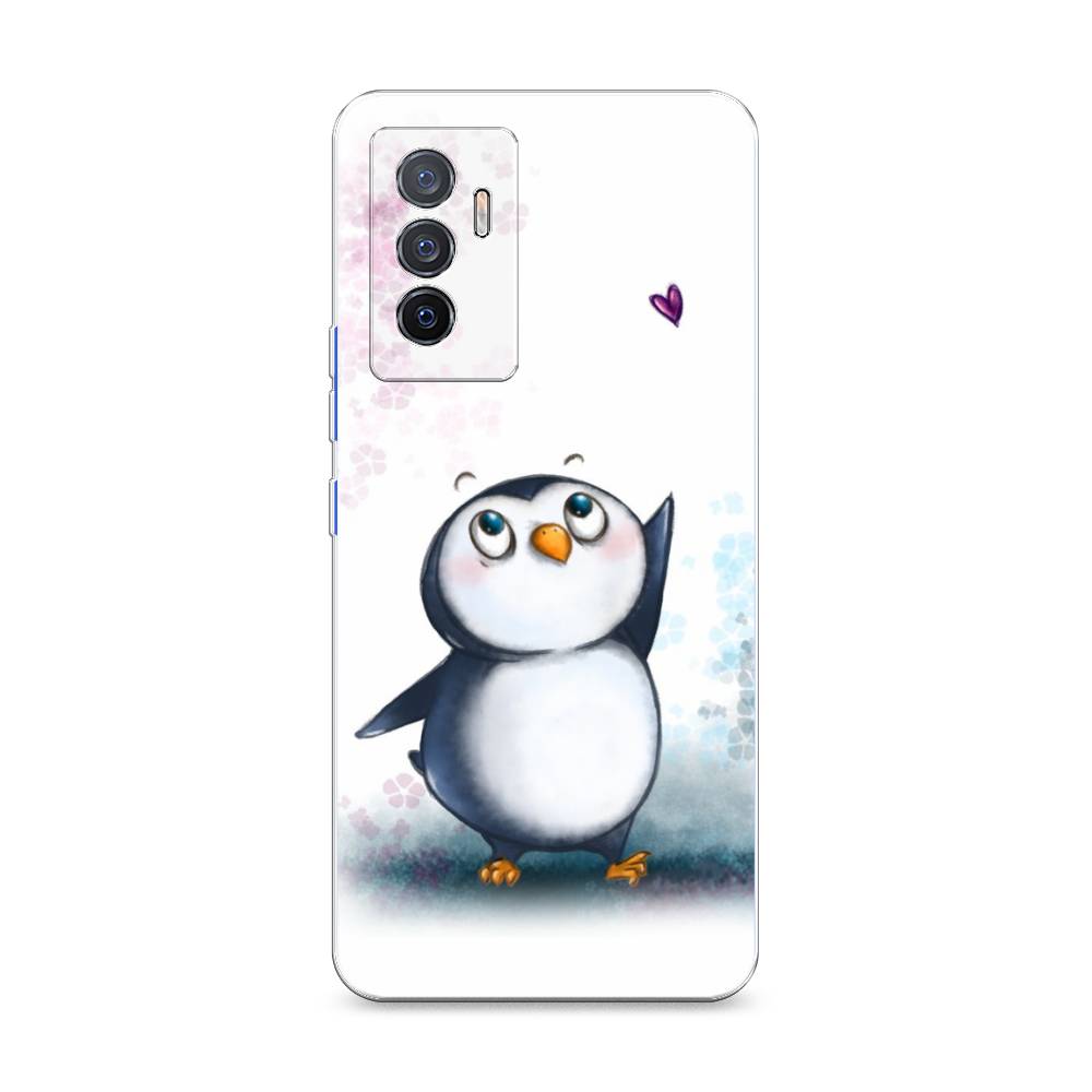

Чехол Awog на Vivo V23e/Y75 4G "Пингвин и сердечко", Разноцветный, 267050-1
