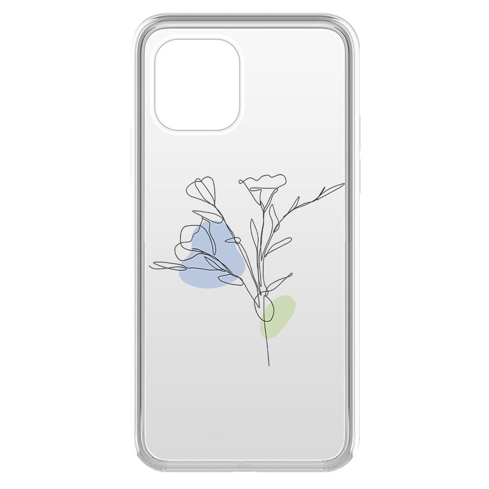 фото Чехол-накладка krutoff clear case эустома для iphone 11 pro