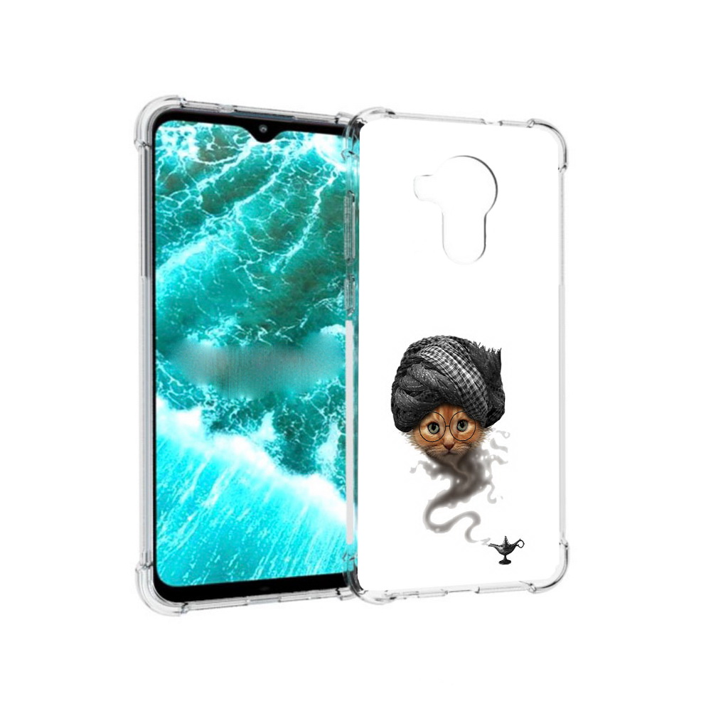 

Чехол MyPads Tocco для Nokia C30 кот джин (PT227054.117.398), Прозрачный, Tocco