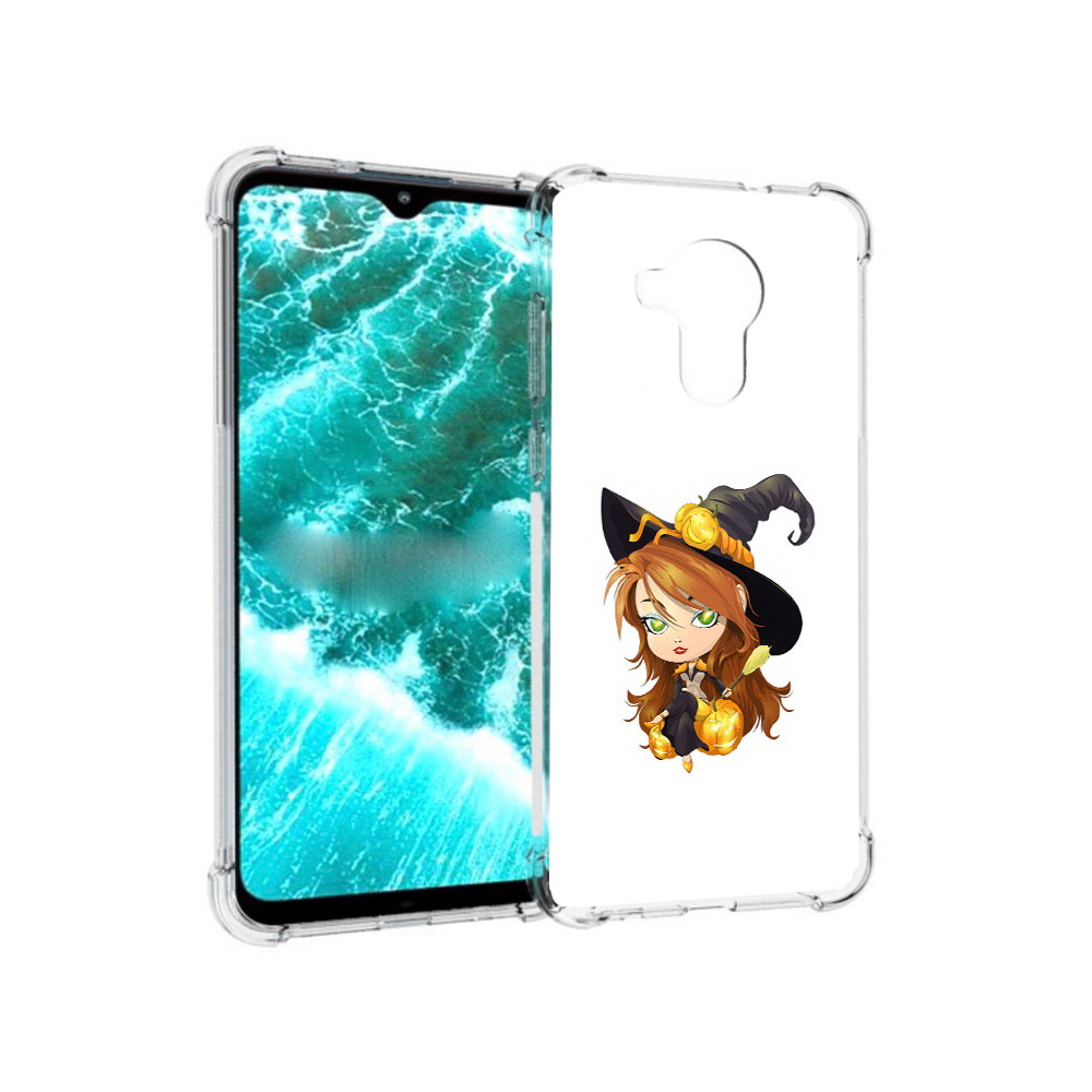 

Чехол MyPads Tocco для Nokia C30 Ведьмочка (PT227054.117.40), Прозрачный, Tocco