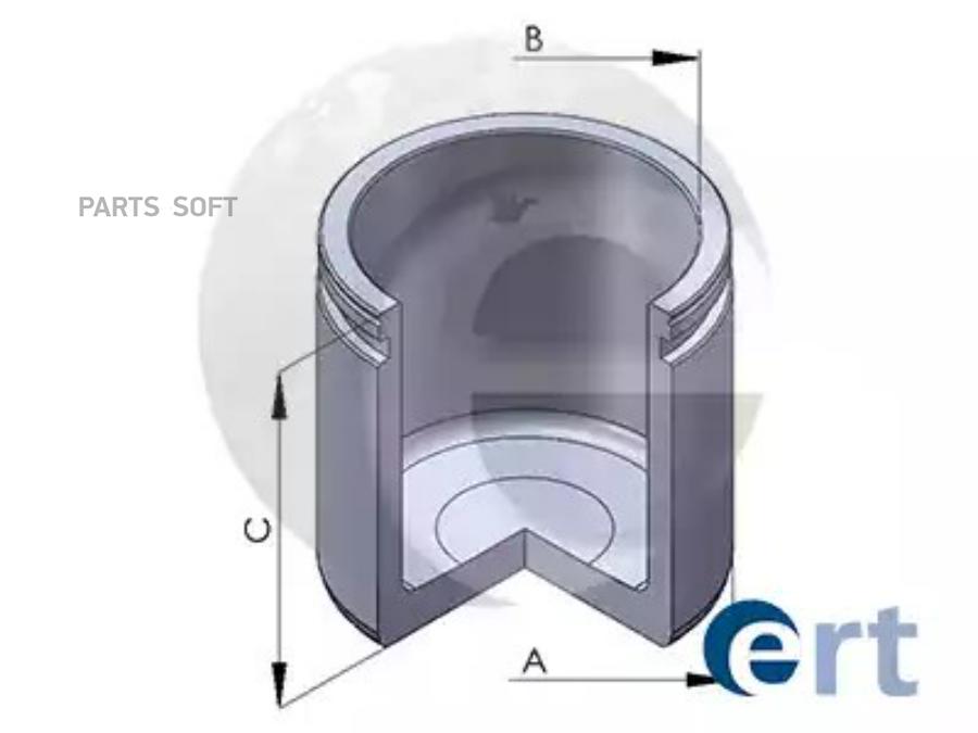

Поршень тормозного суппорта D57 H49.6 HONDA/NISSAN/TOYOTA 95- F