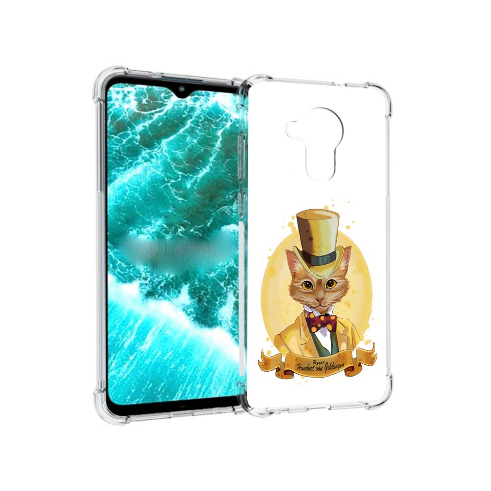 

Чехол MyPads Tocco для Nokia C30 кот юрист (PT227054.117.401), Прозрачный, Tocco