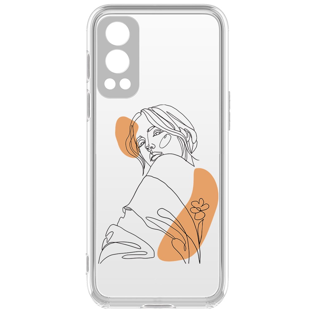 

Чехол-накладка Krutoff Clear Case Загадка для OnePlus Nord 2 5G, Прозрачный