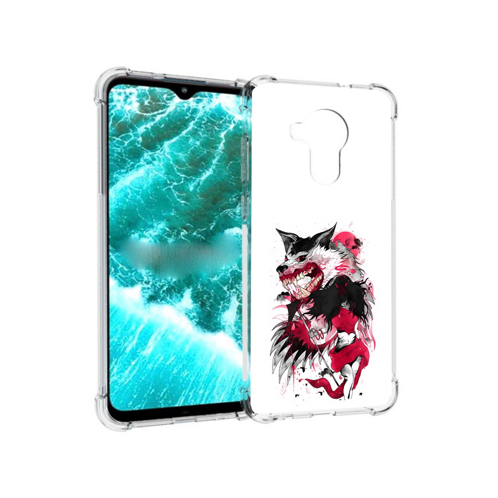

Чехол MyPads Tocco для Nokia C30 красная шапочка (PT227054.117.410), Прозрачный, Tocco