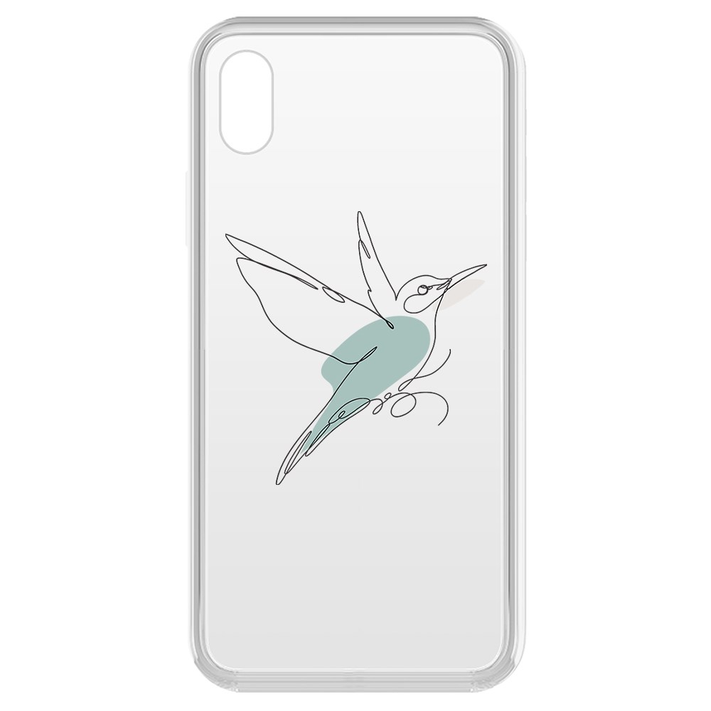 фото Чехол-накладка krutoff clear case легкость для iphone xr