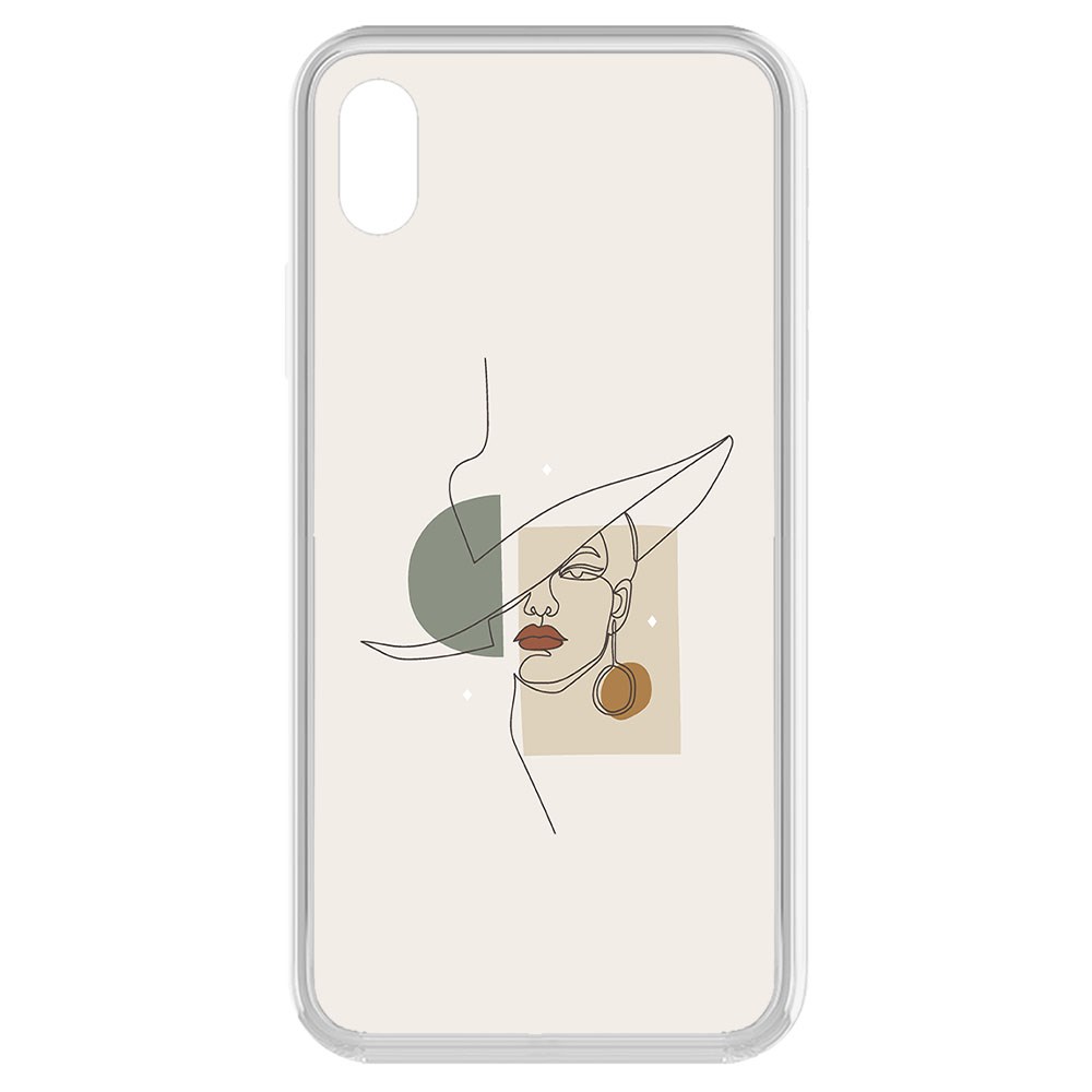 

Чехол-накладка Krutoff Clear Case Стиль для iPhone XR, Прозрачный