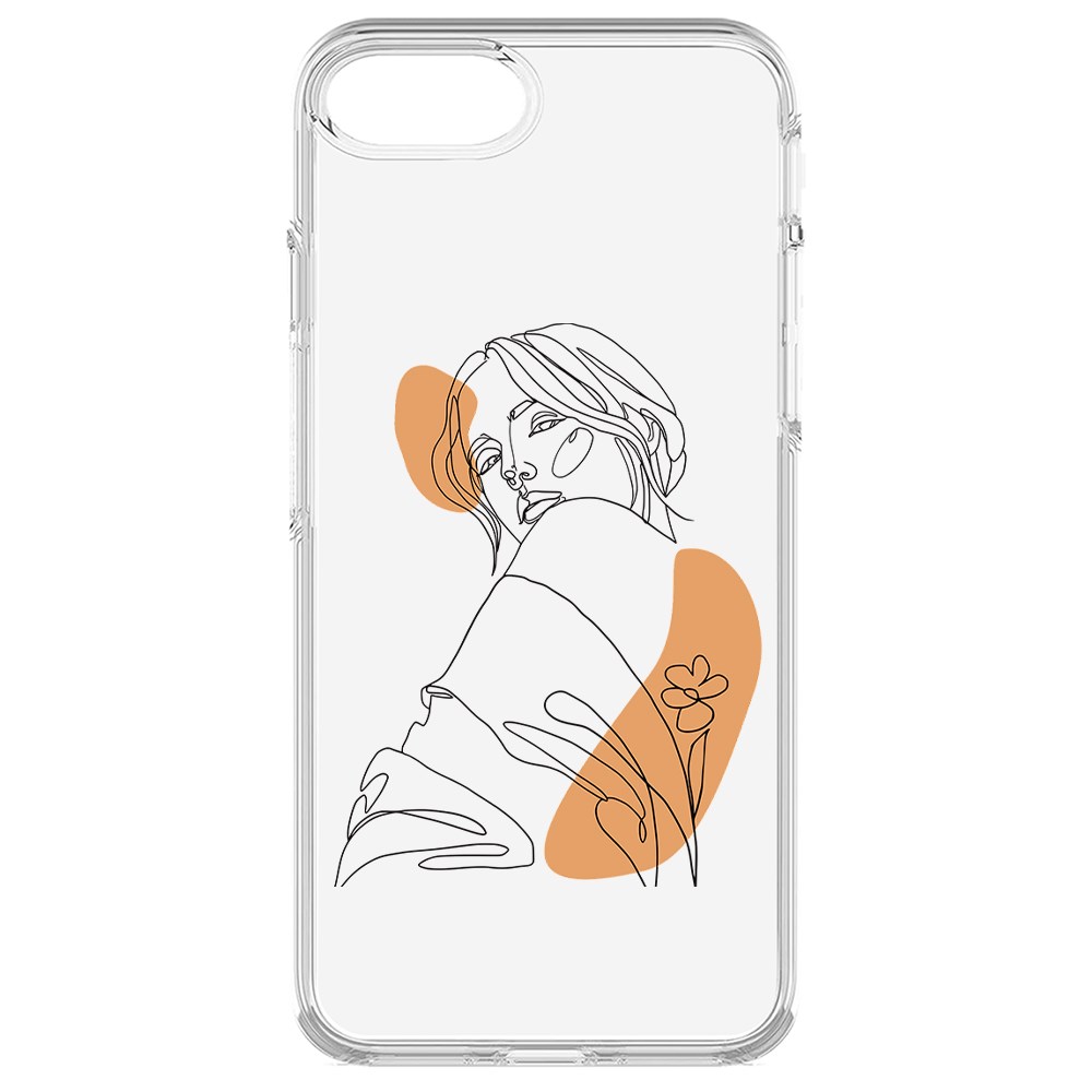 фото Чехол-накладка krutoff clear case загадка для iphone 6