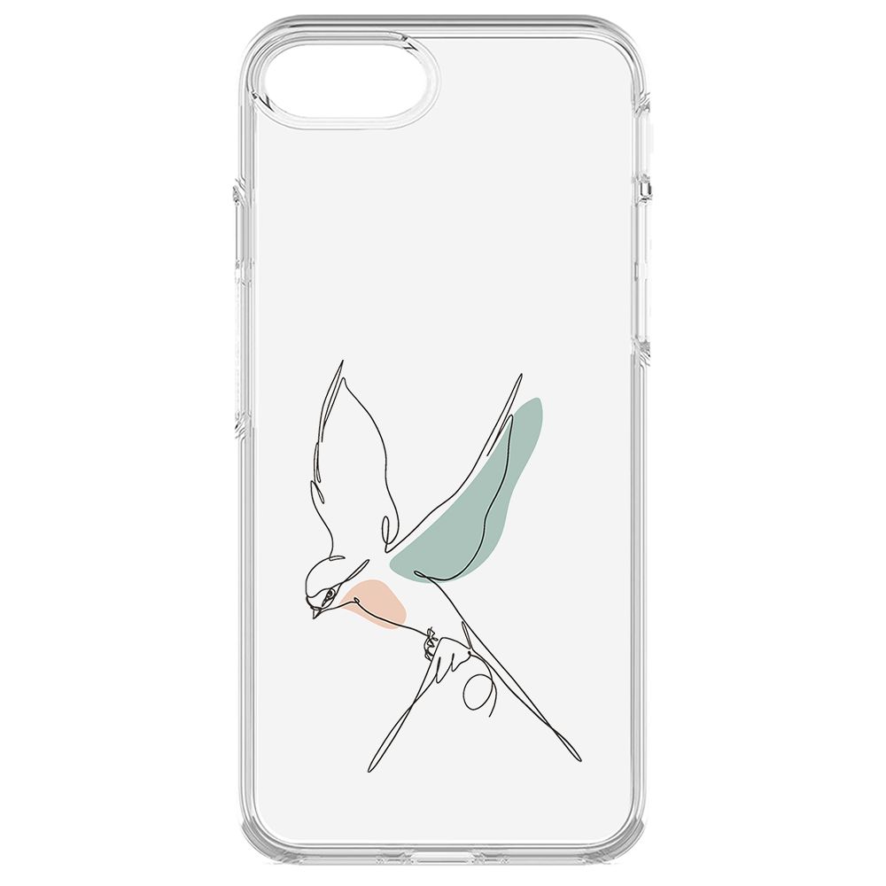 

Чехол-накладка Krutoff Clear Case Полет для iPhone 6, Прозрачный