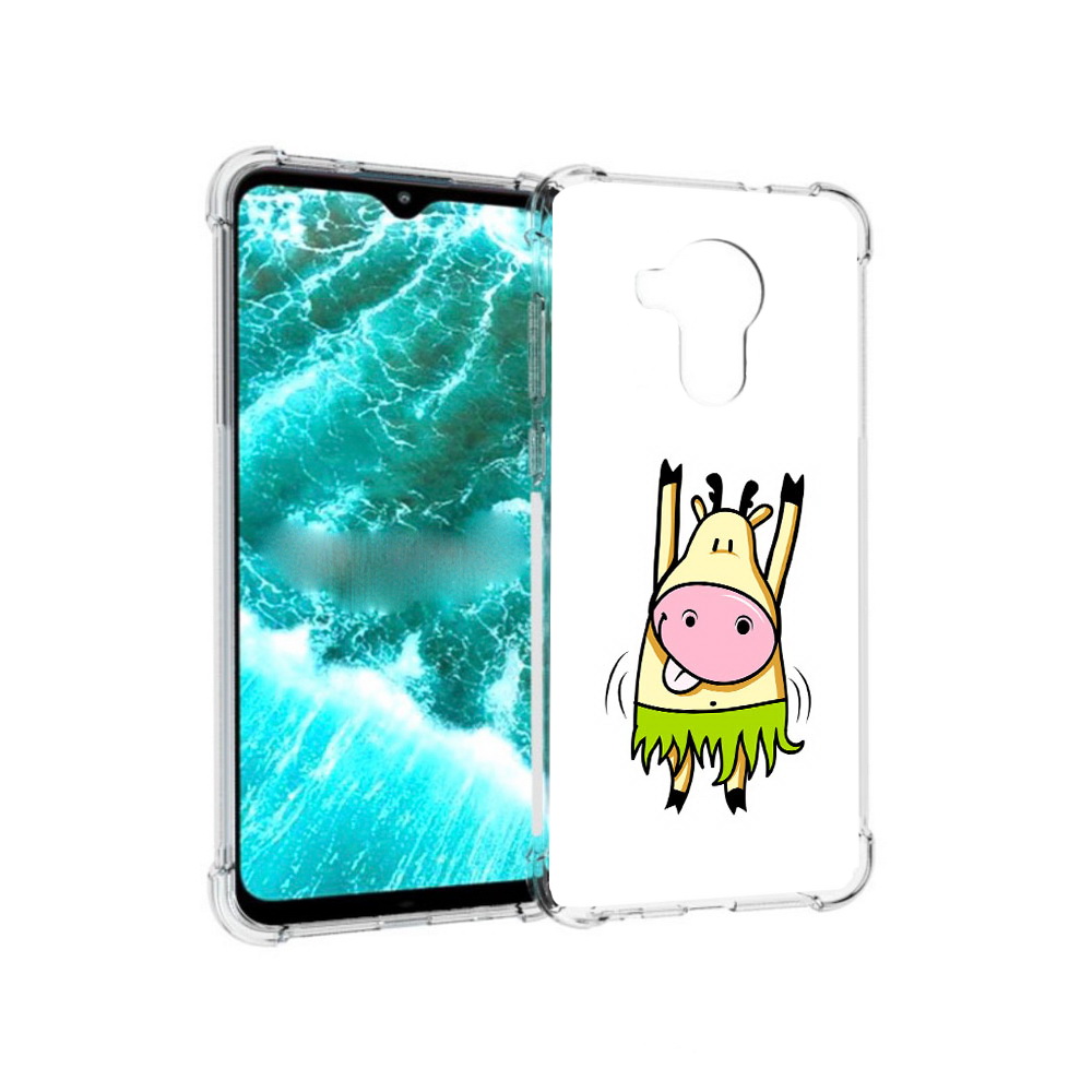 

Чехол MyPads Tocco для Nokia C30 Веселая корова (PT227054.117.42), Прозрачный, Tocco
