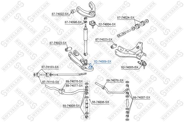 

Шаровая опора Stellox 5274009SX