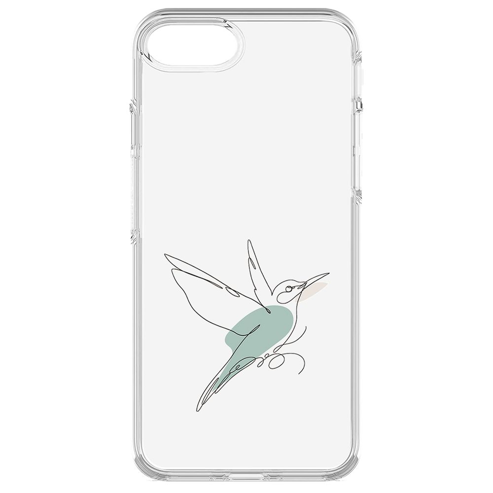 

Чехол-накладка Krutoff Clear Case Легкость для iPhone 6S, Прозрачный