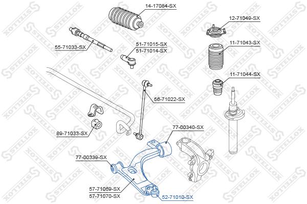 

Шаровая опора Stellox 5271010SX