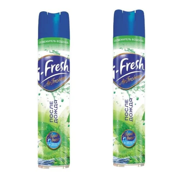 Освежитель воздуха ROMAX, I-FRESH, После дождя, 300 мл, 2 шт