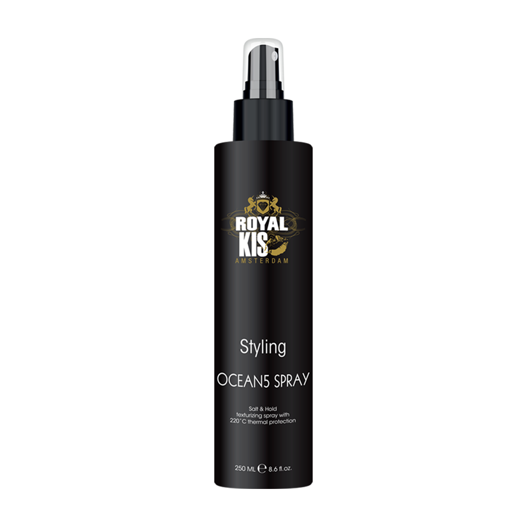 Текстурирующий спрей для укладки кудрявых и волнистых волос Kiss royal ocean5 spray
