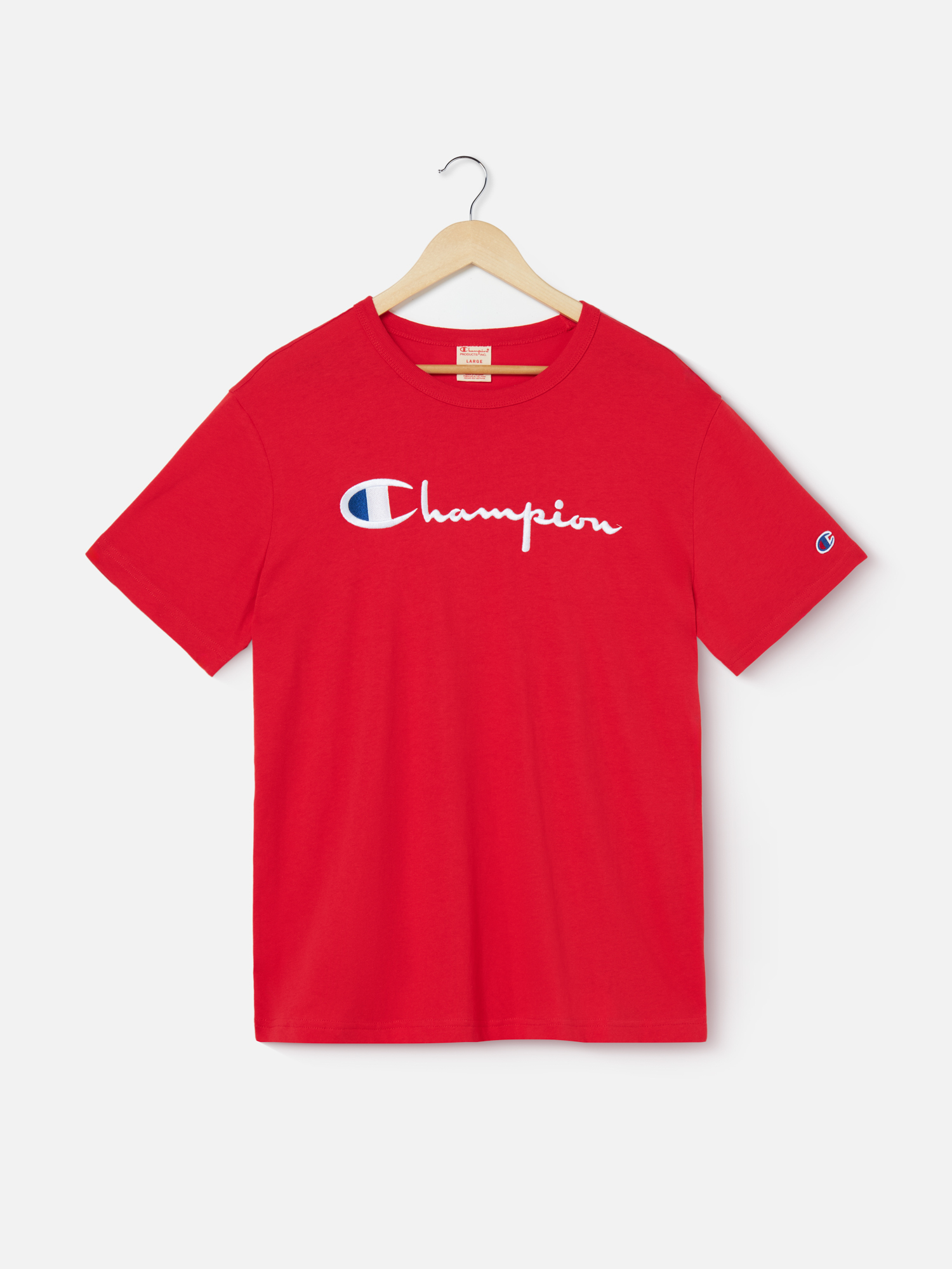 

Футболка мужская Champion 210972 красная L, Красный, 210972