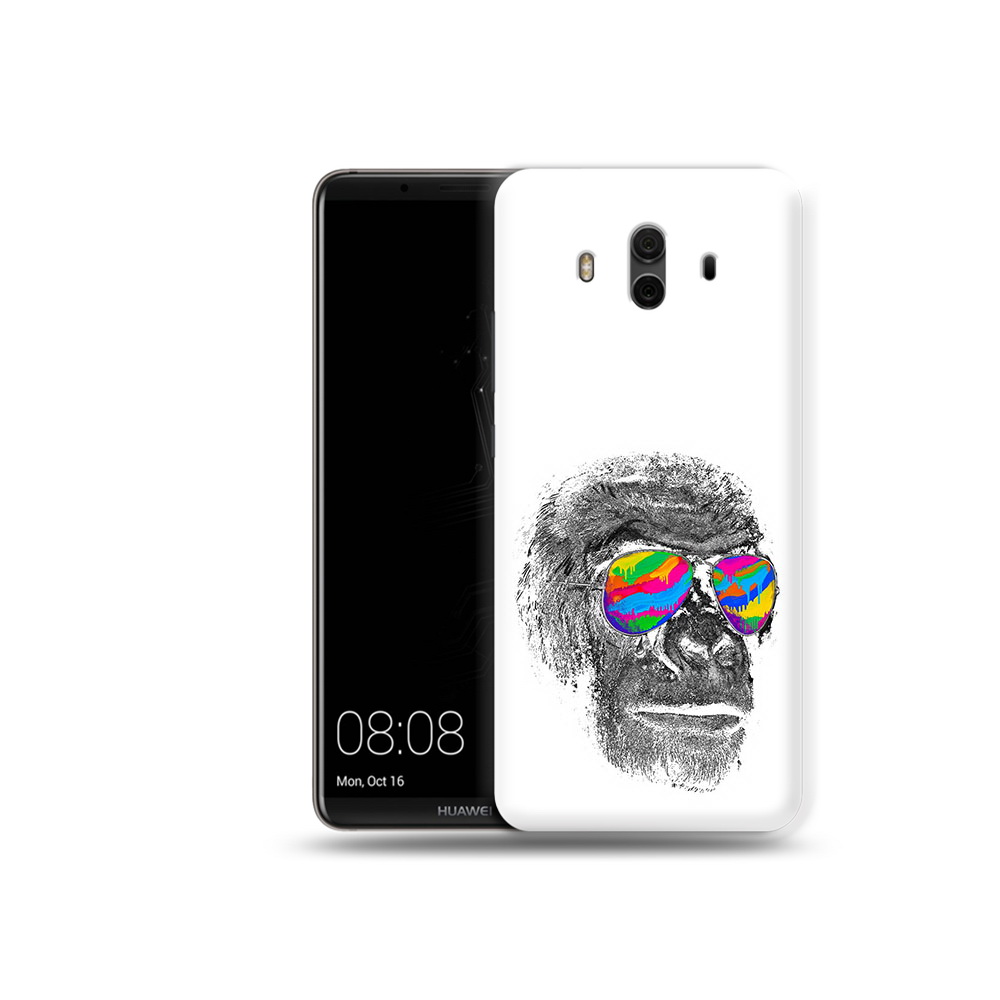 Чехол MyPads Tocco для Huawei Mate 10 крутая обезьяна в очках (PT88364.53.422)