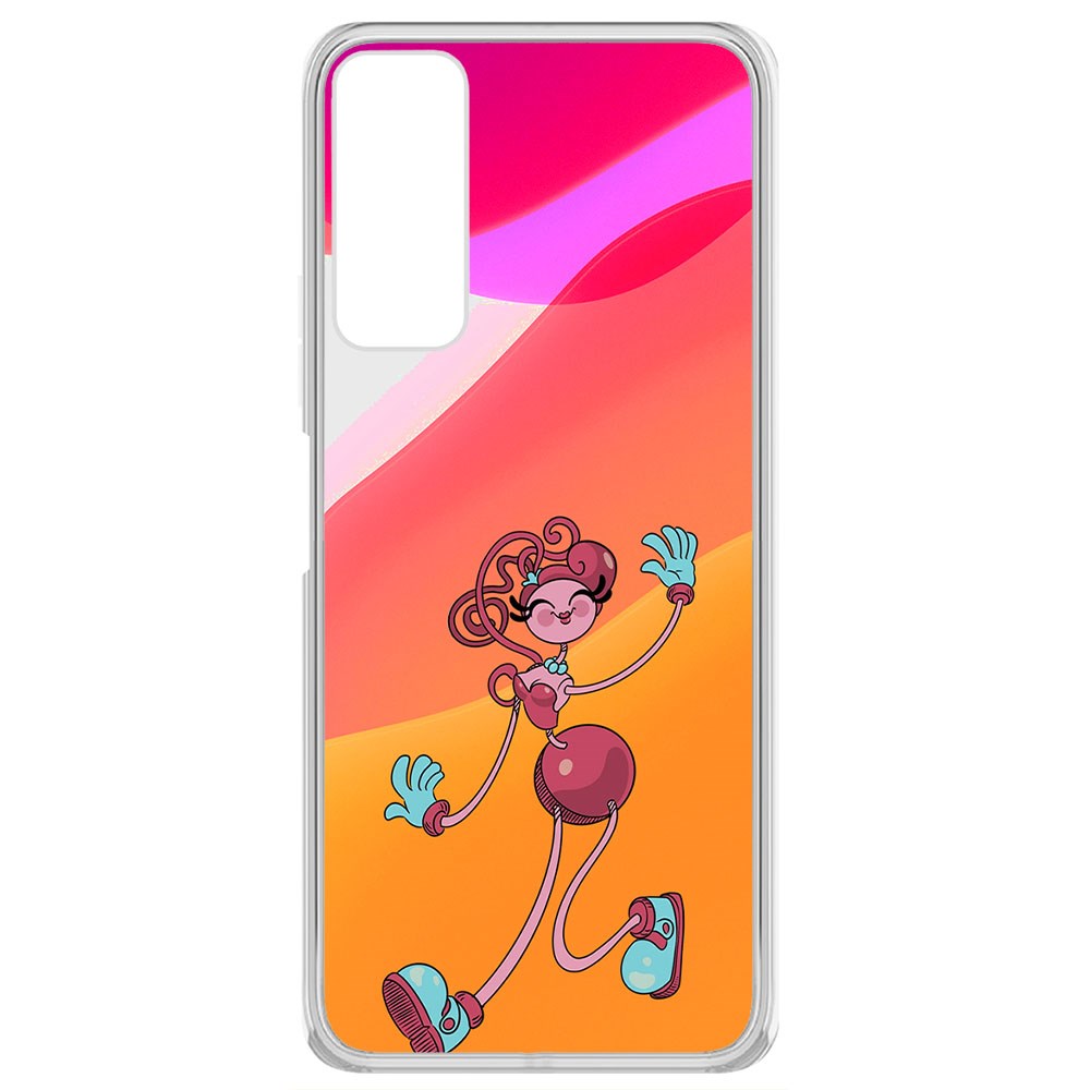 фото Чехол-накладка krutoff clear case хаги ваги - мама длинные ноги для tecno camon 17p