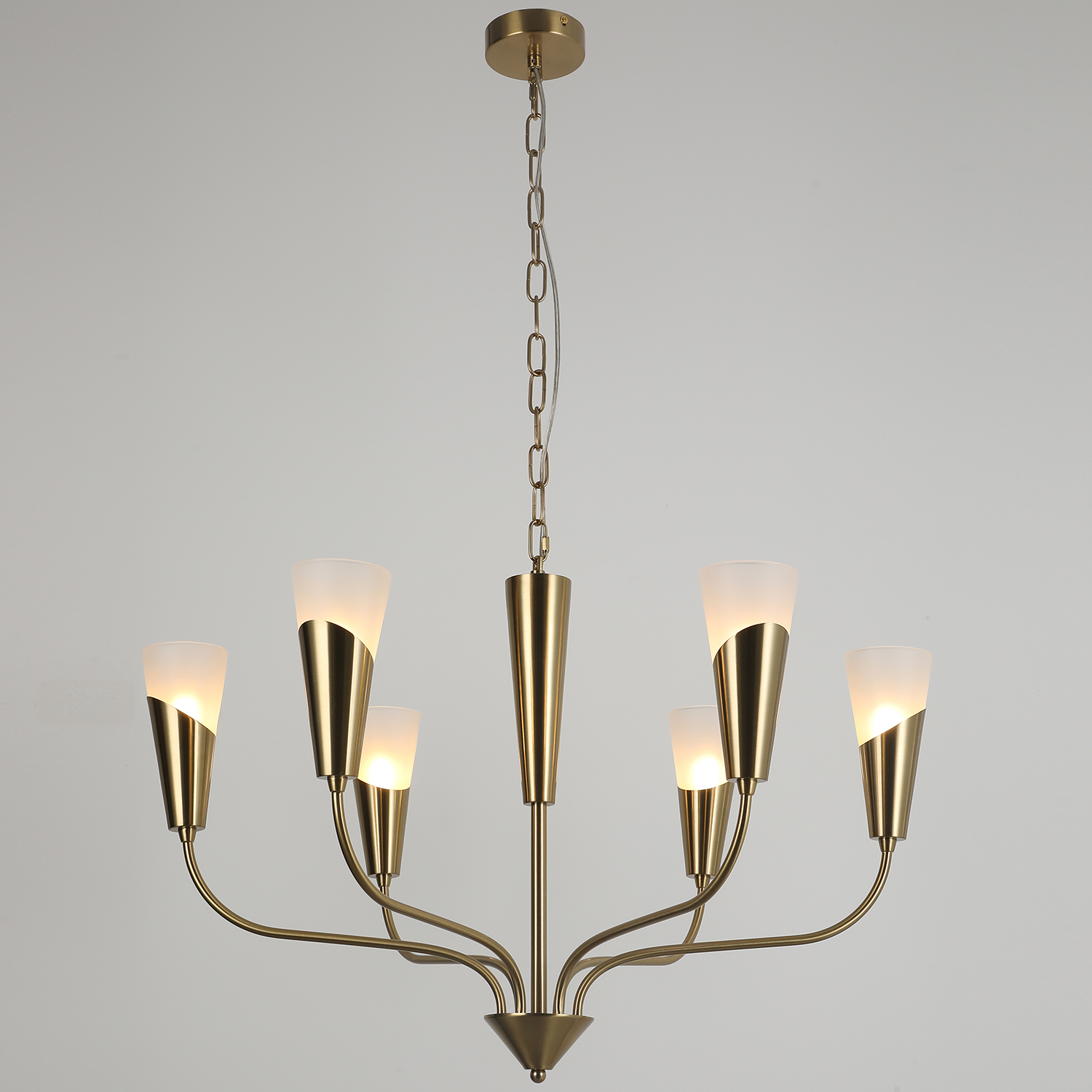 

Люстра потолочная illumico IL0459-6P-79 BRASS