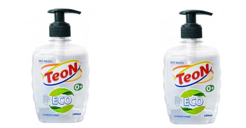 Жидкое мыло Teon, для рук, ЭКО, 500 мл, 2 шт