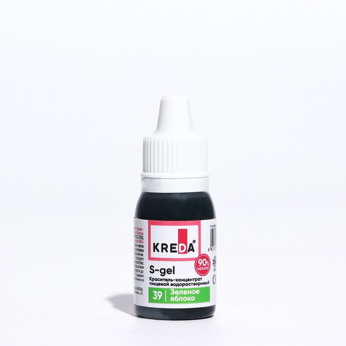 

Краситель пищевой S-gel, универсальный зеленое яблоко, 10 мл