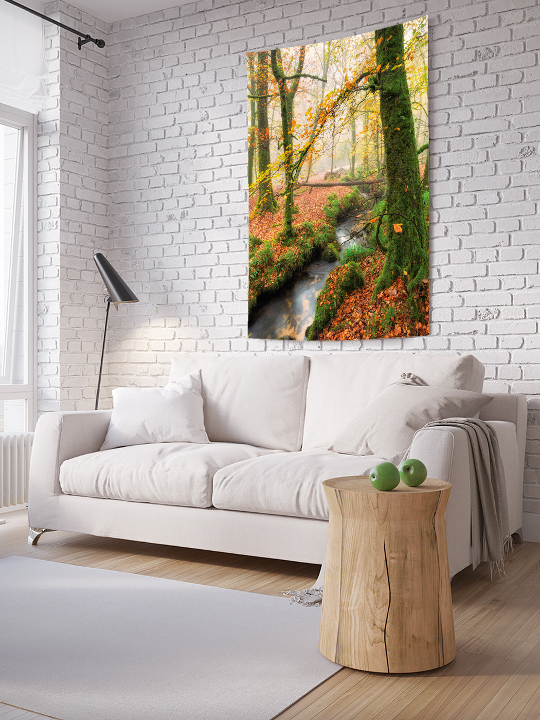 

Вертикальное фотопанно на стену JoyArty Лесной источник 150x200 см, Лесной источник