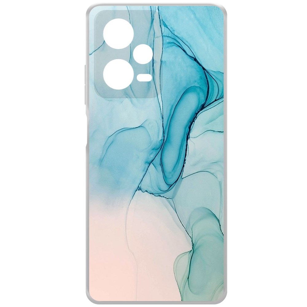 

Чехол-накладка Krutoff Clear Case Абстракт разводы для Xiaomi Redmi Note 12 Pro+ 5G, Прозрачный