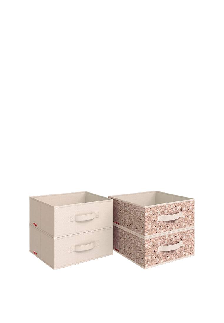 

Короба стеллажные VALIANT без крышки 31х31х15 см набор 4 шт OPUS ROMANO AURA, BOX-2S2F