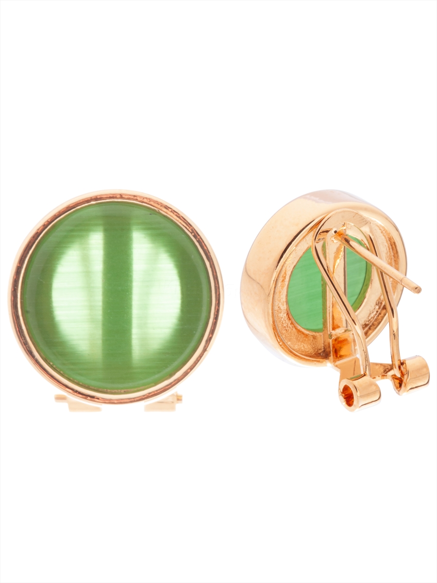 

Серьги из ювелирного сплава Lotus Jewelry 3044E-17Ca, кошачий глаз, 3044E-17Ca