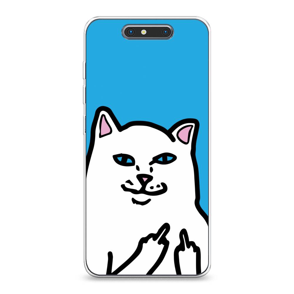 

Чехол Awog на ZTE Blade V8 / ЗТЕ Блэйд V8 "Кот жесть", Разноцветный, 131250-9