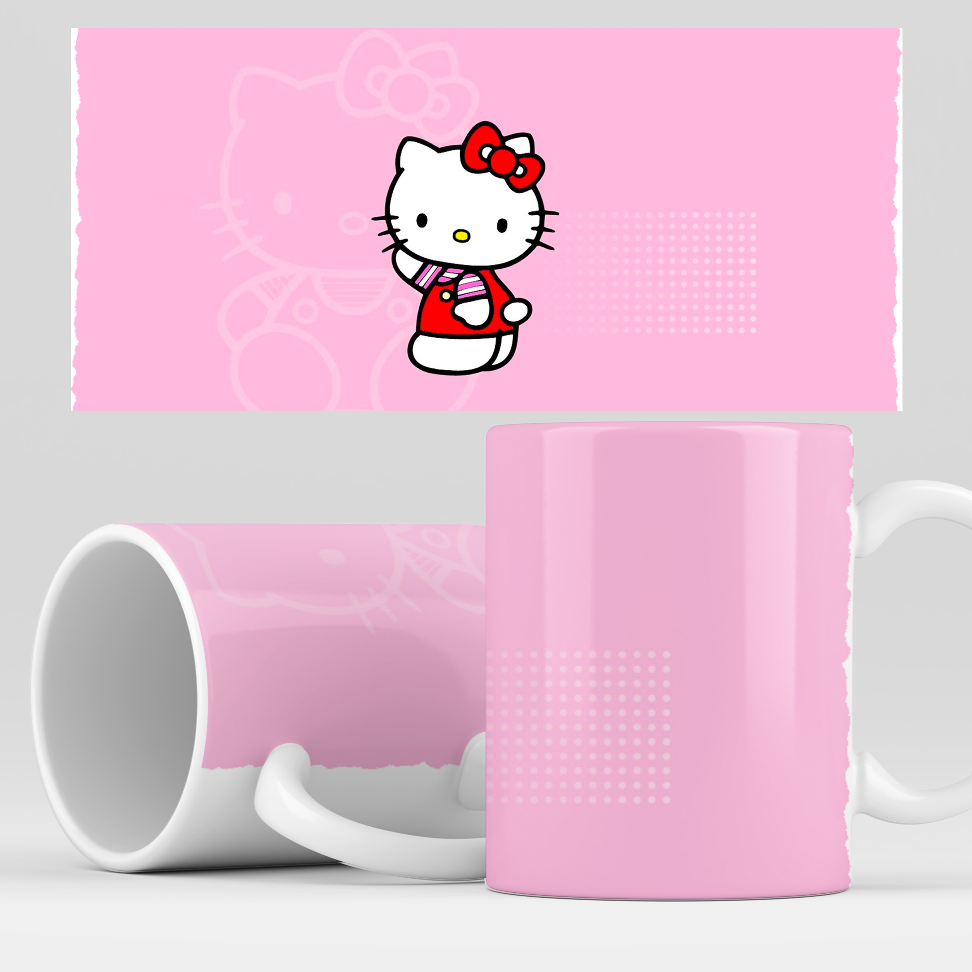 фото Кружка rocketcup с принтом "hello kitty" мультфильм