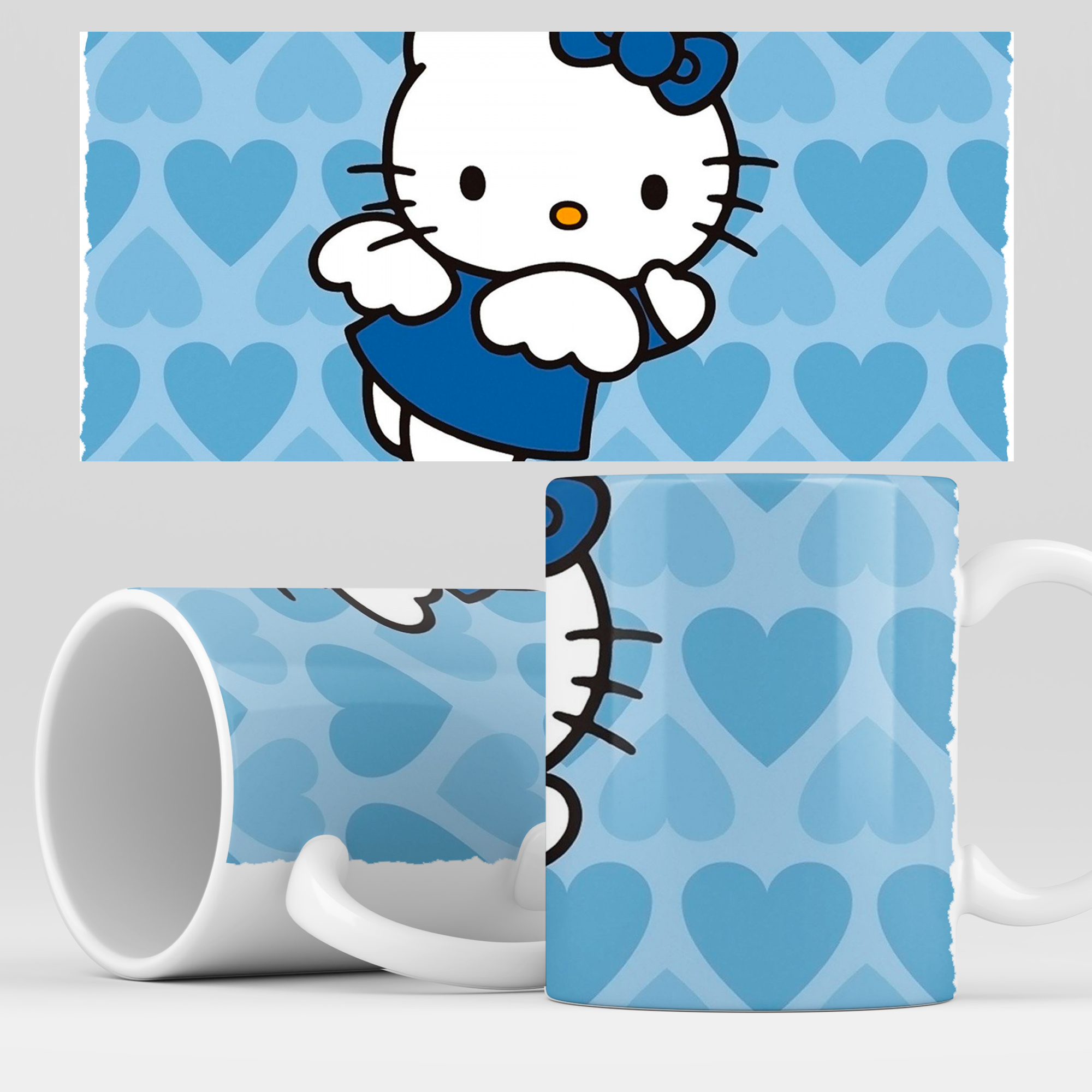 фото Кружка rocketcup с принтом "hello kitty" мультфильм