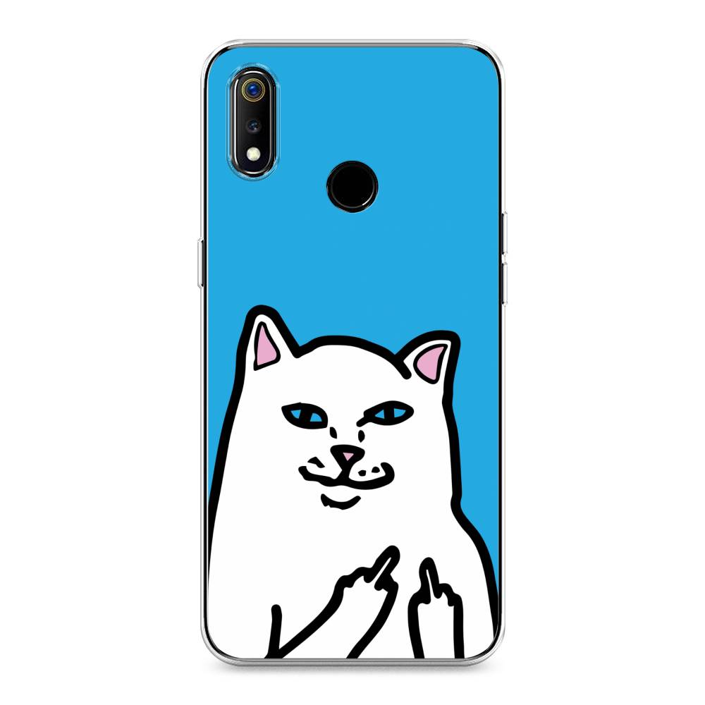 

Чехол Awog на Realme 3 "Кот жесть", Разноцветный, 251050-9