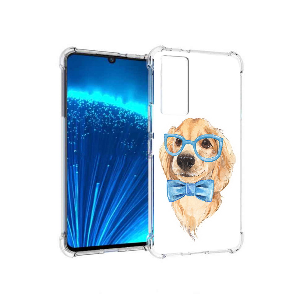 

Чехол MyPads Tocco для Vivo V21E Собака интеллигент (PT226954.394.159), Прозрачный, Tocco