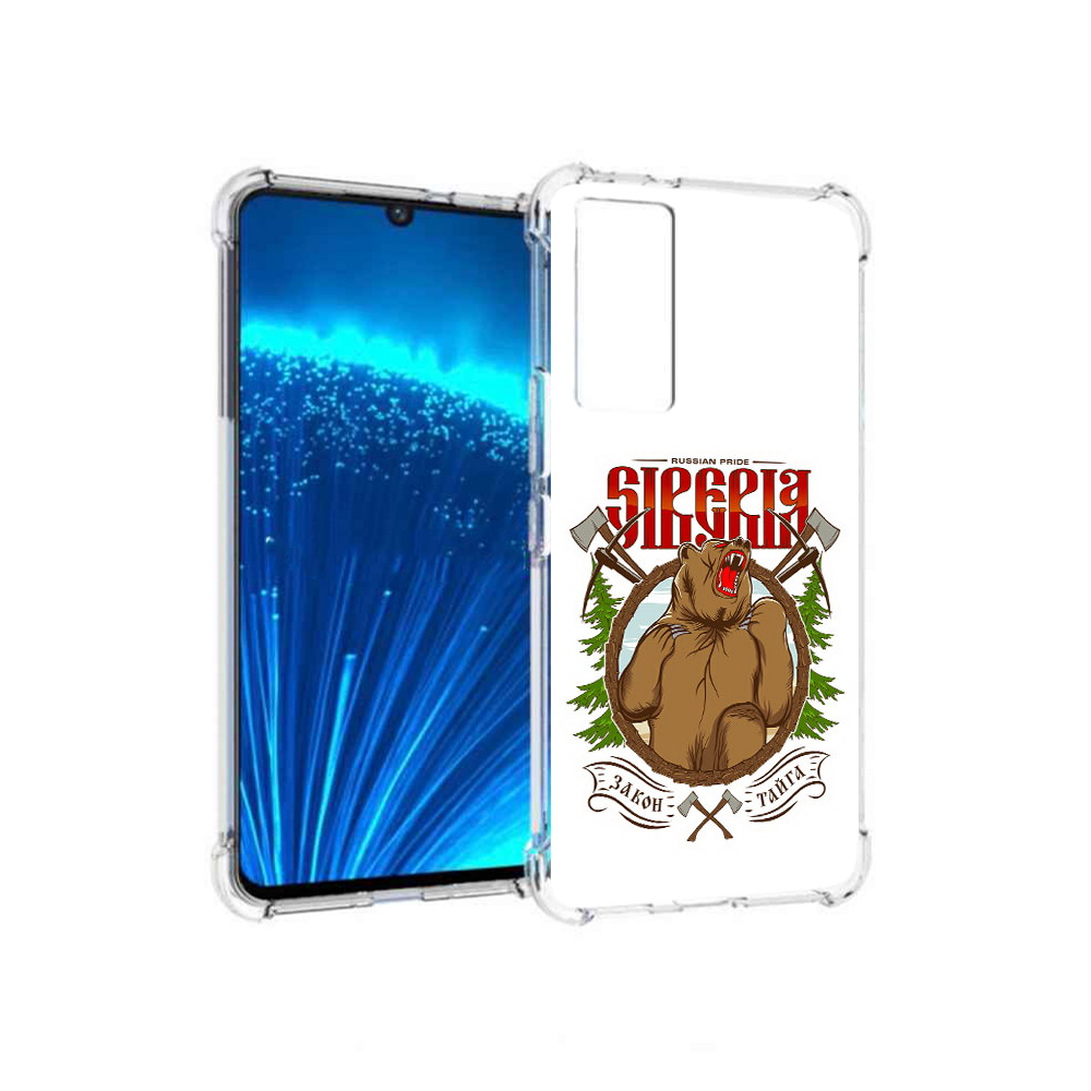

Чехол MyPads Tocco для Vivo V21E Тайга (PT226954.394.168), Прозрачный, Tocco
