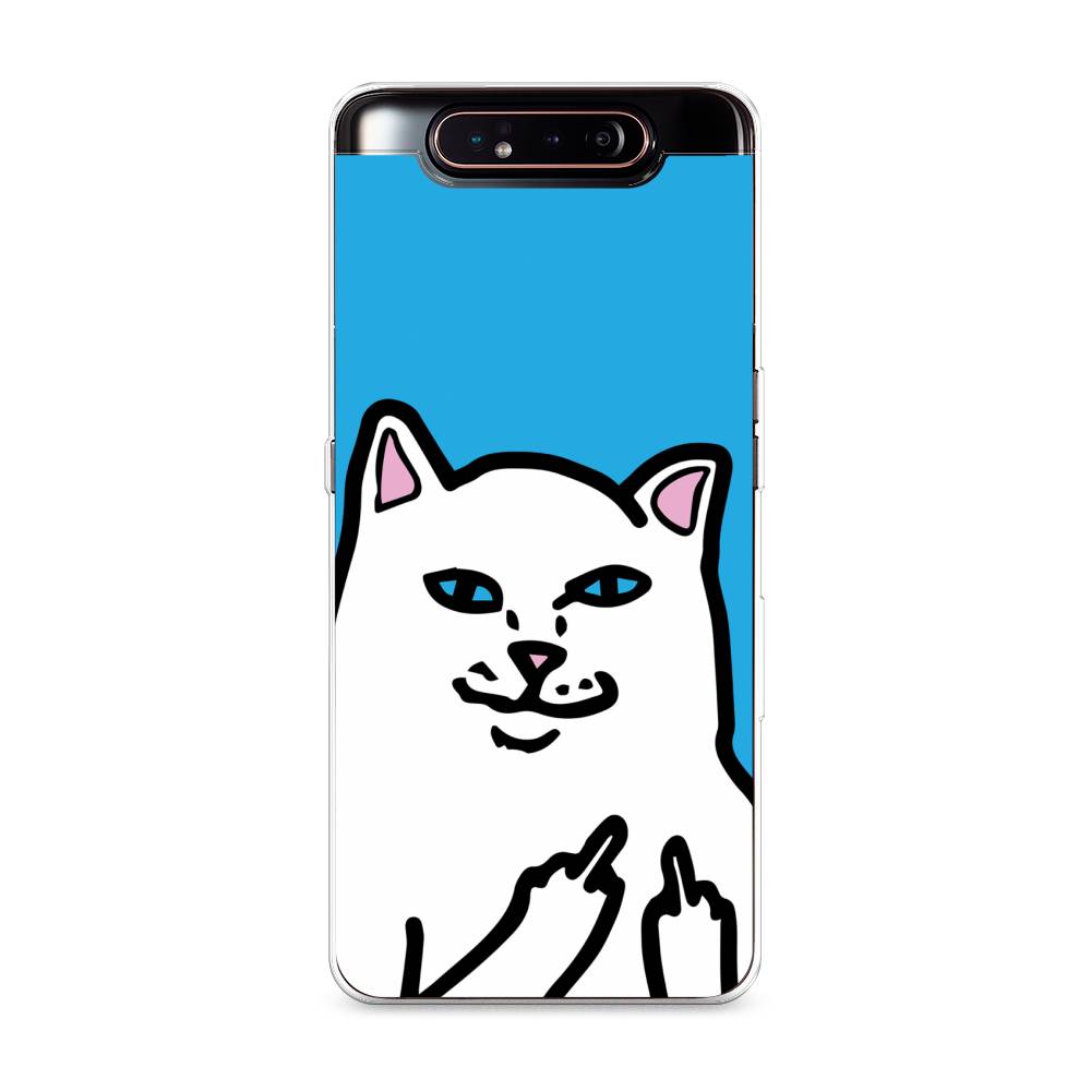 

Чехол Awog на Samsung Galaxy A80 "Кот жесть", Разноцветный, 28350-9