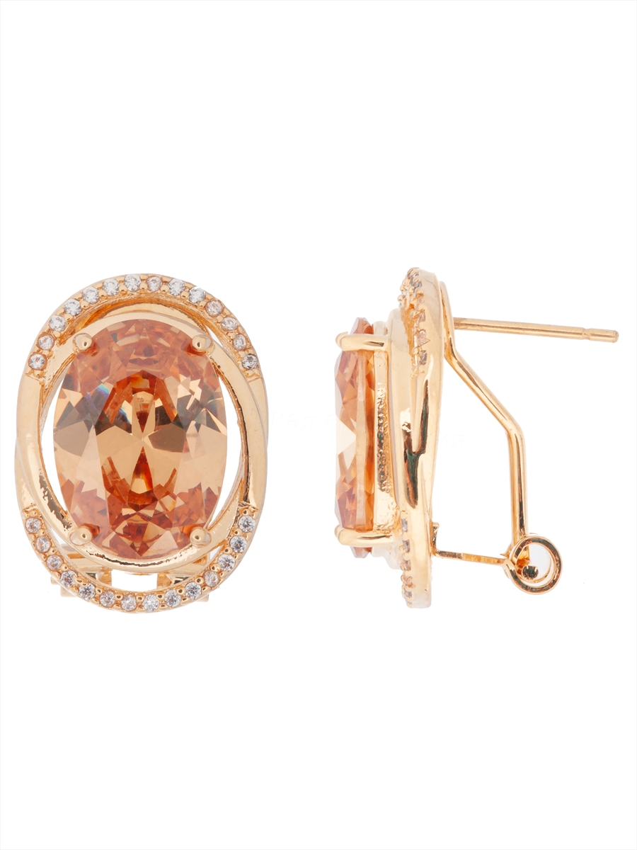 

Серьги из ювелирного сплава Lotus Jewelry 3043E-21Chcz, фианит, 3043E-21Chcz