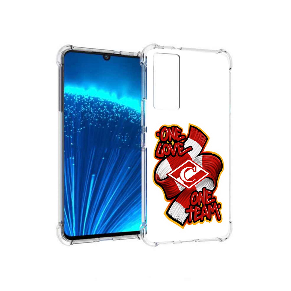 

Чехол MyPads Tocco для Vivo V21E ФК спарак 1 любовь (PT226954.394.184), Прозрачный, Tocco
