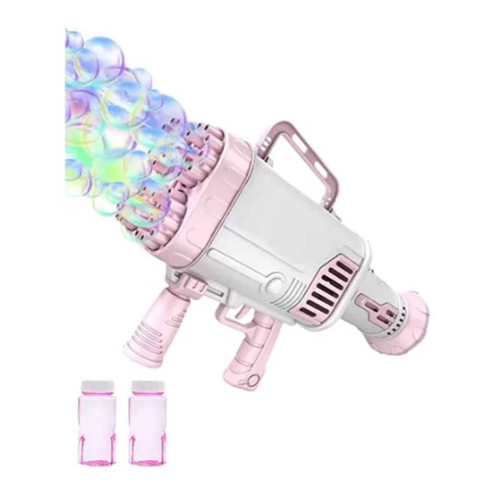 фото Пушка-генератор мыльных пузырей market toys lab розовый