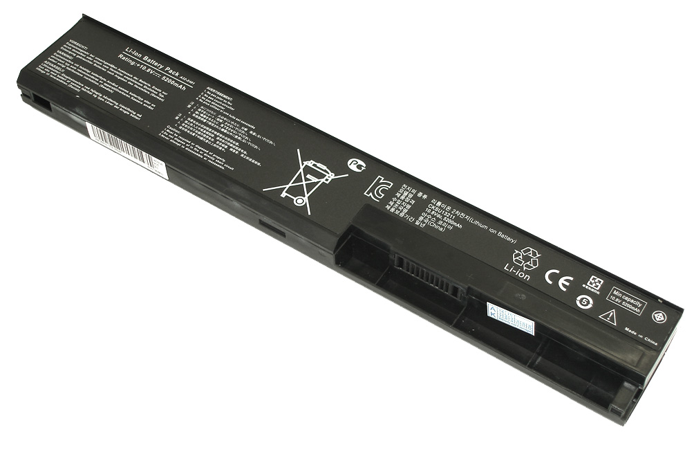 фото Аккумуляторная батарея для ноутбука asus x401 (a32-x401) 5200mah oem черная