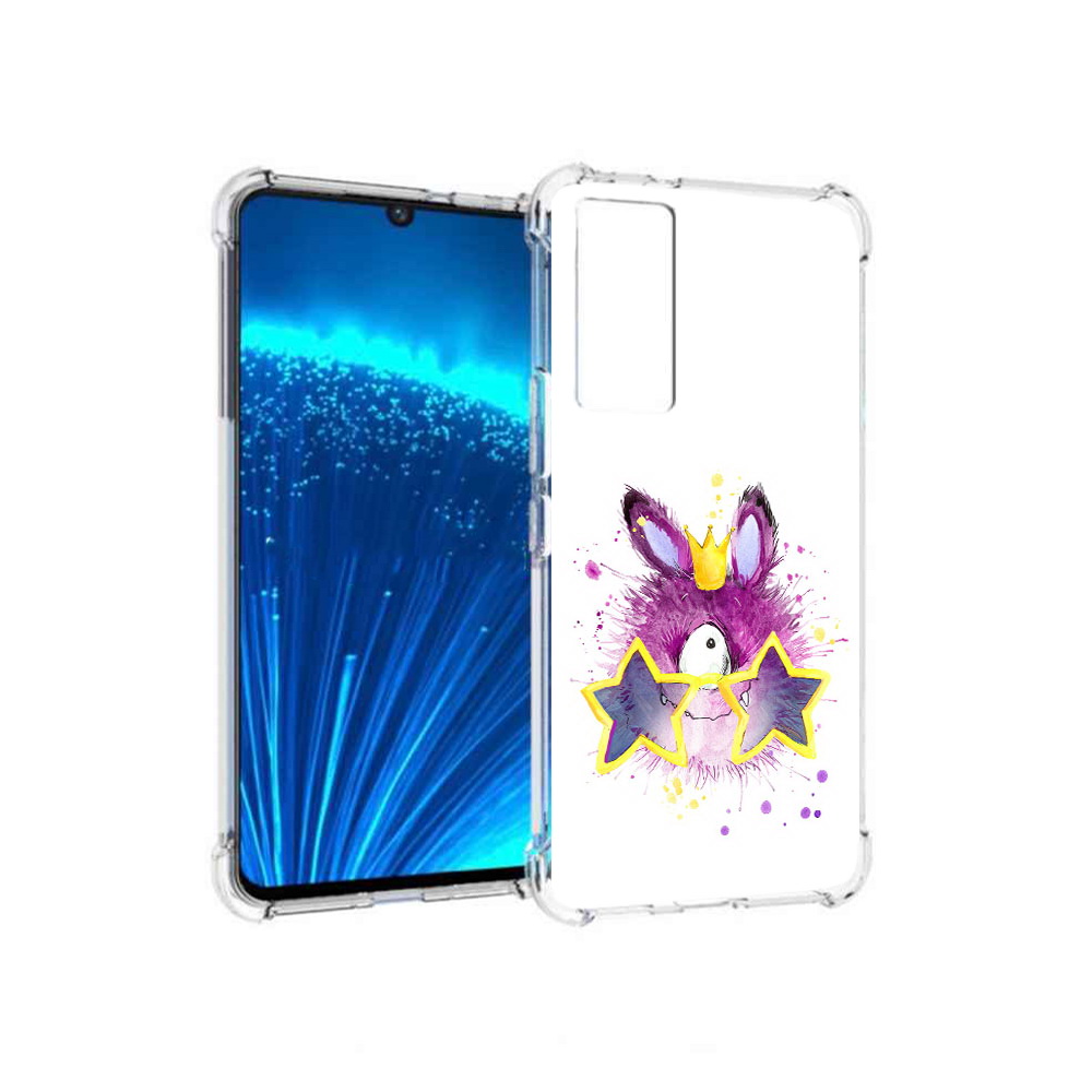 

Чехол MyPads Tocco для Vivo V21E Шуршуля (PT226954.394.202), Прозрачный, Tocco